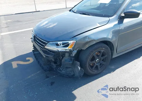 2015 Volkswagen Jetta 2.0L S z USA, uszkodzony, nr VIN 3VW1K7AJ9FM288103